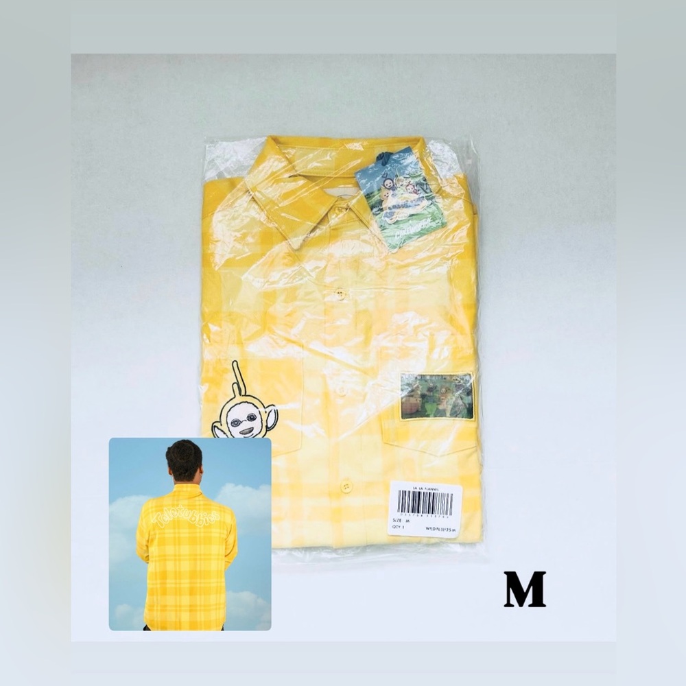 Cakeworthy Teletubbies Laa-Laa Flannel Unisex Size M